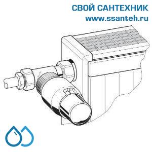 10449 Honeywell T4321 Термоголовка, M30 x 1.5, 11,5 мм, черный/хром
